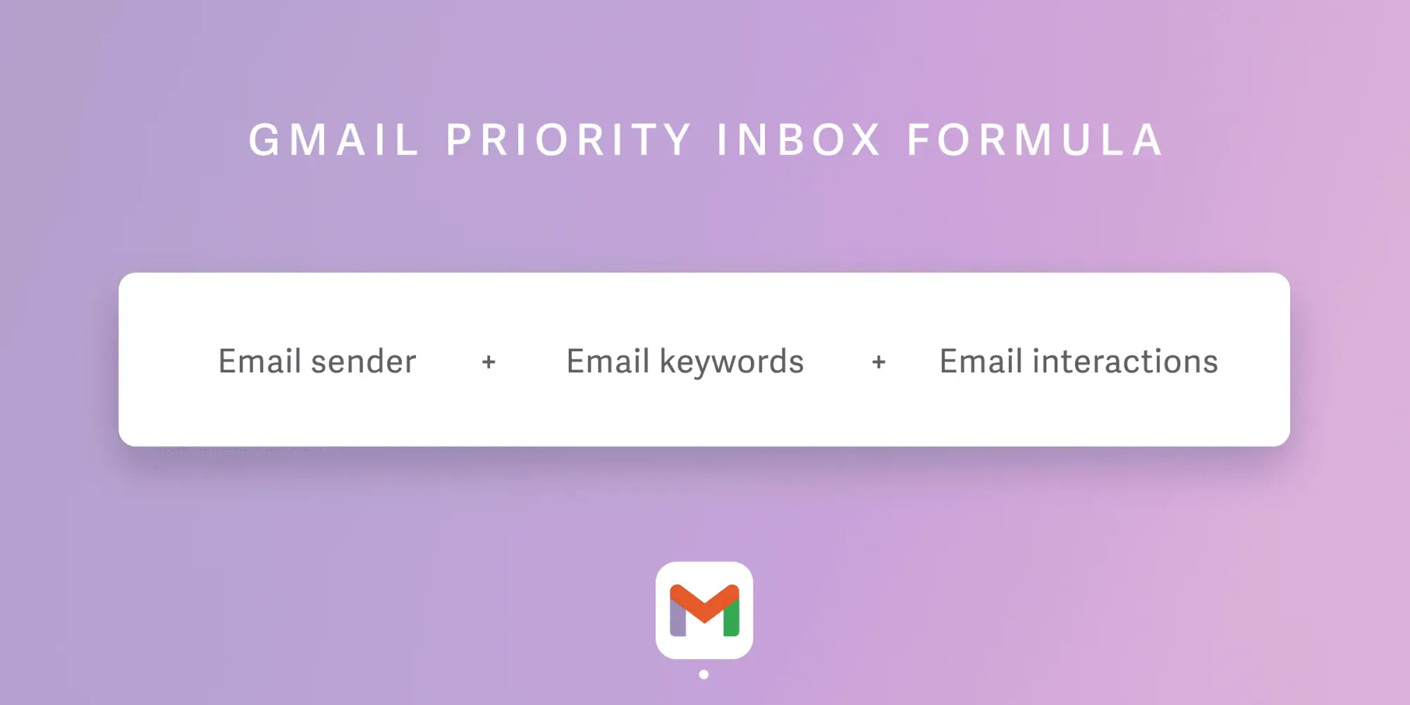 Gmail Priority Inbox