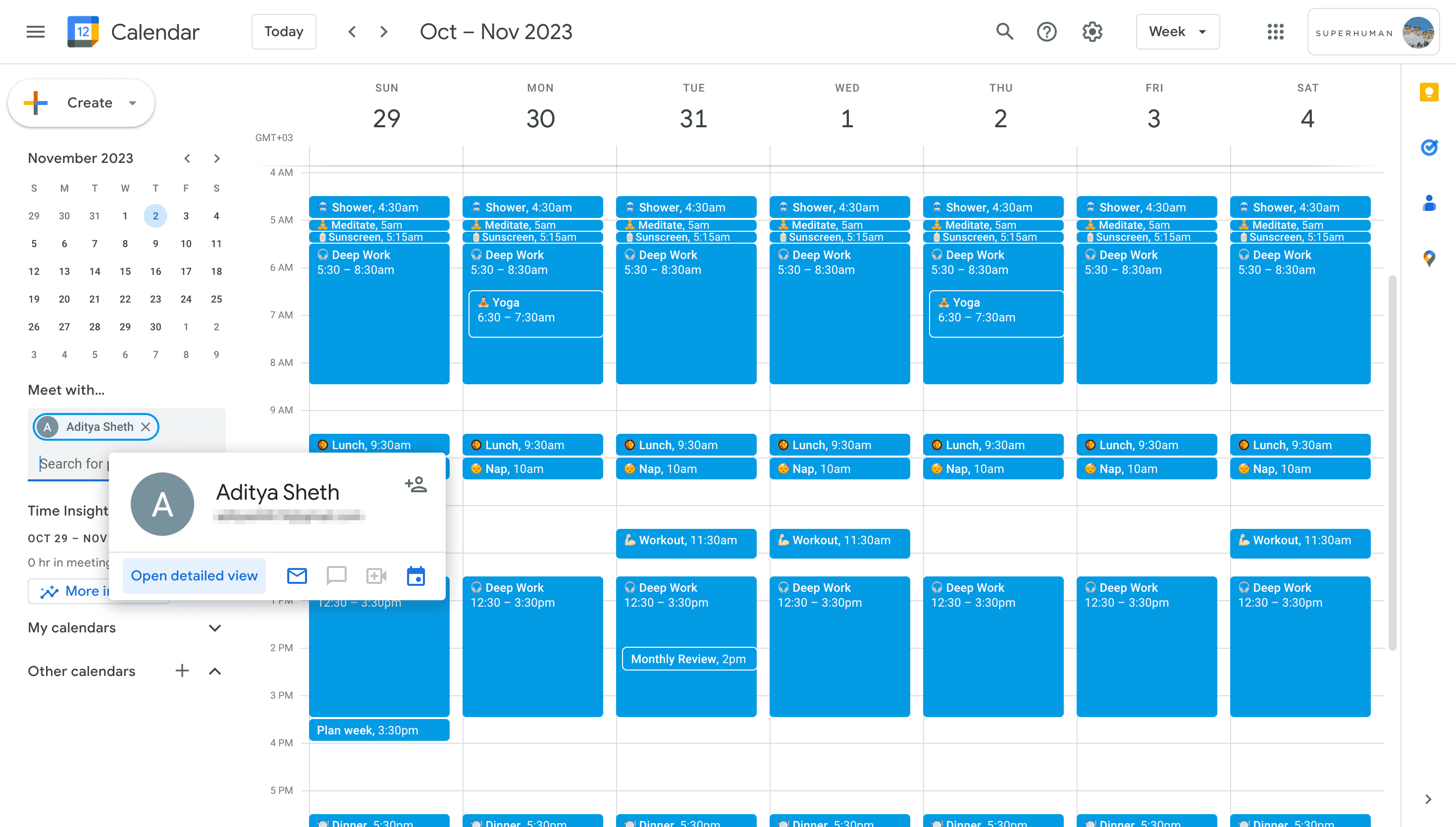 Public Google Calendar