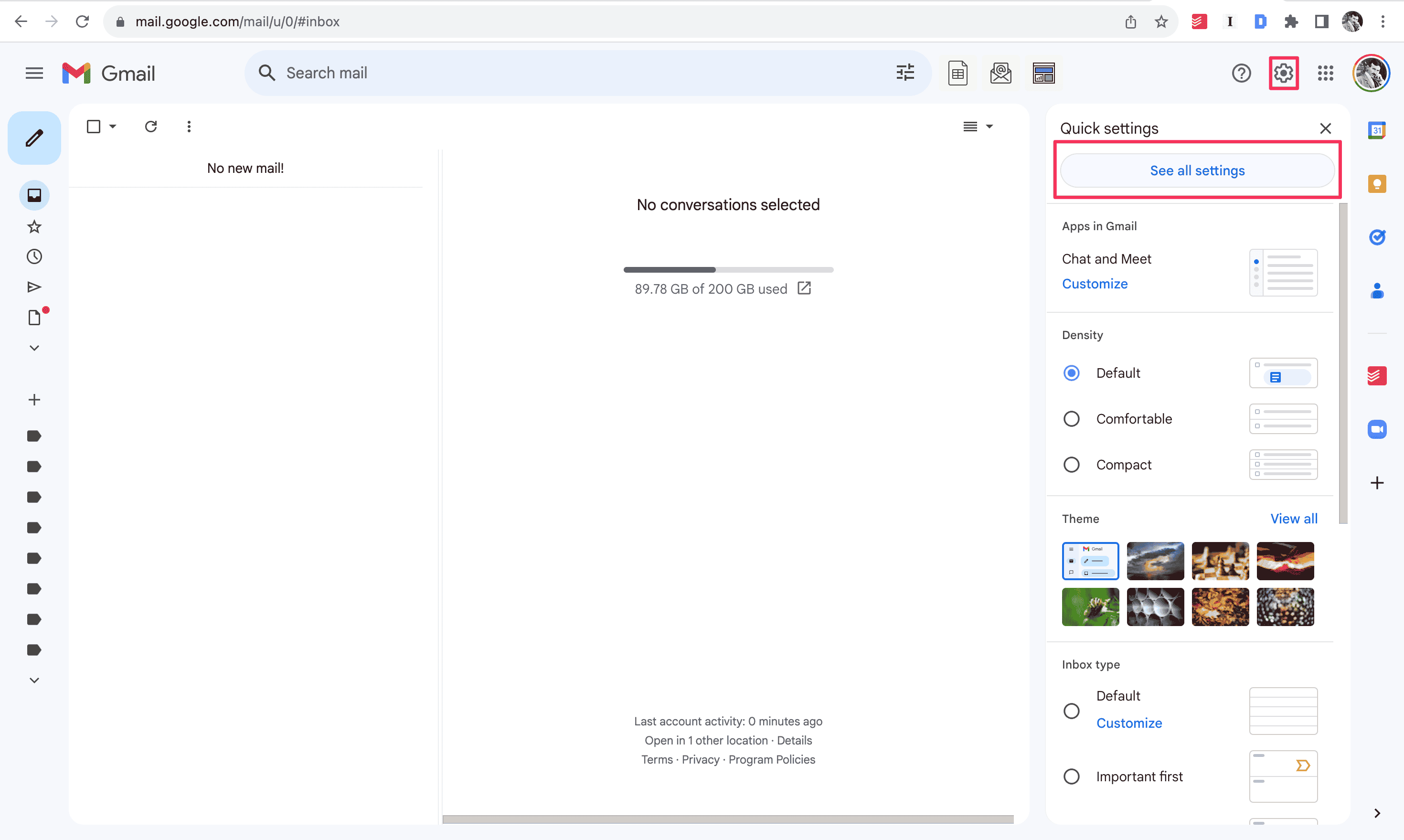 Enable Email Threads in Gmail
