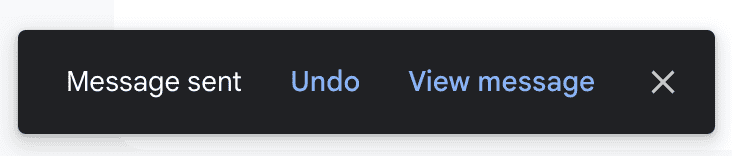 Gmail Undo Send