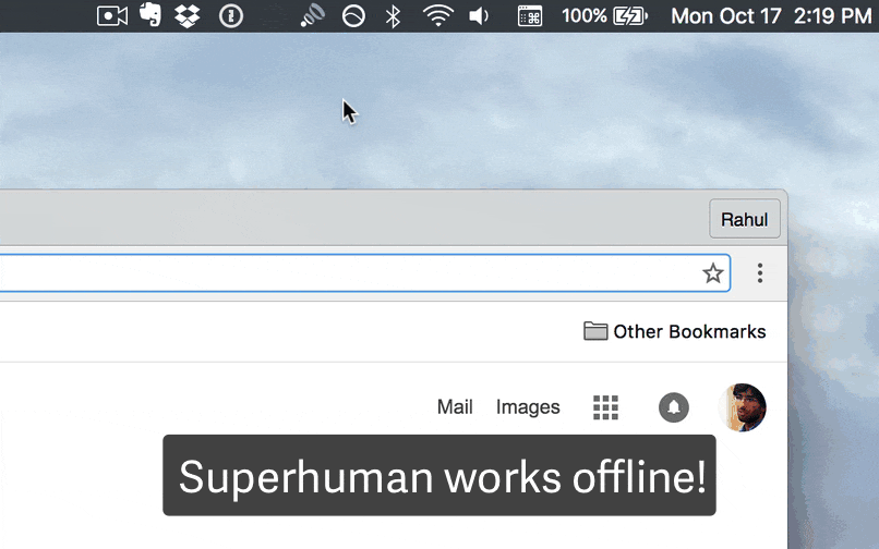 Superhuman Offline Mode