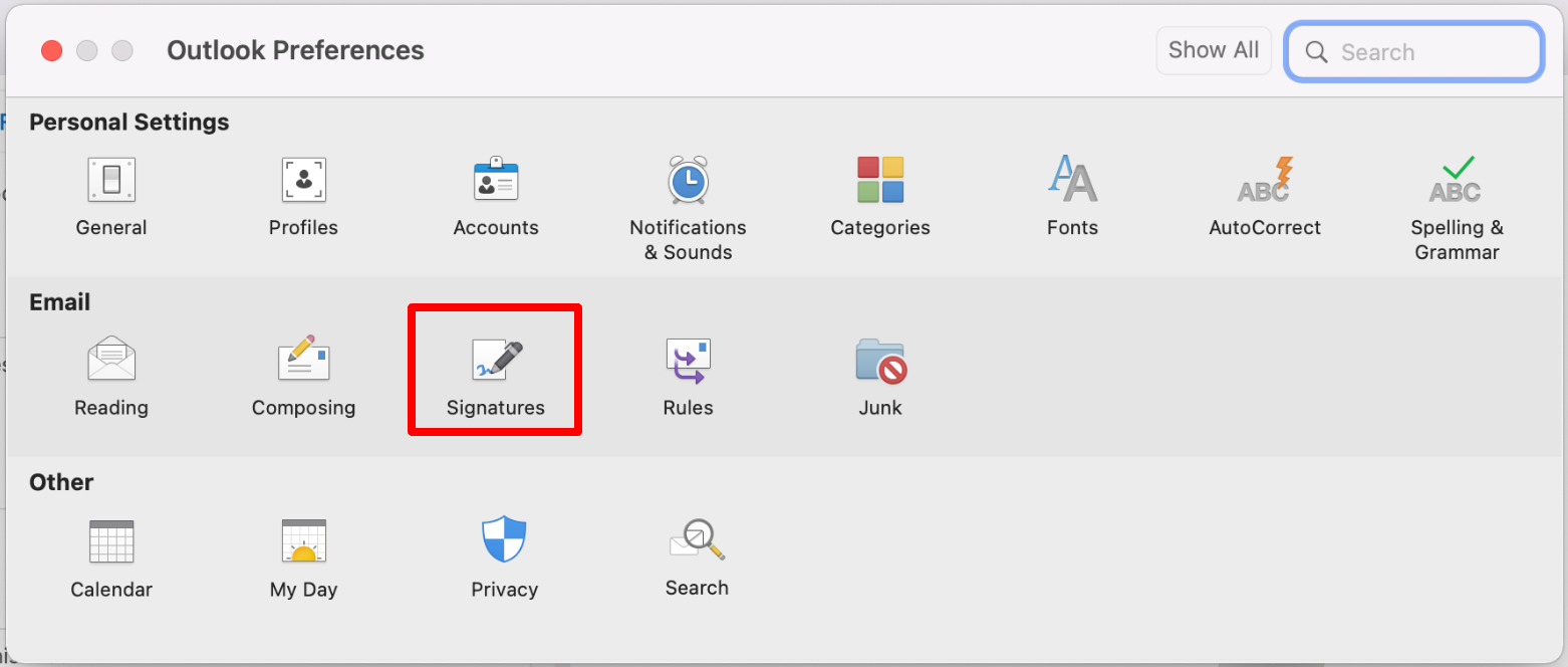 Image 7: how-to-add-signature-in-outlook-mac-signatures