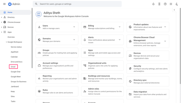 Google Admin Console
