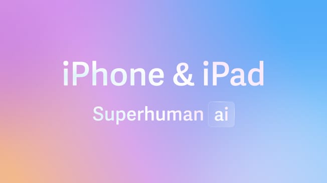 Superhuman AI for iPhone & iPad 🧠